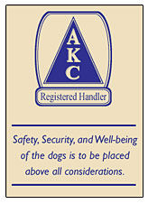 AKC Registered Handler
